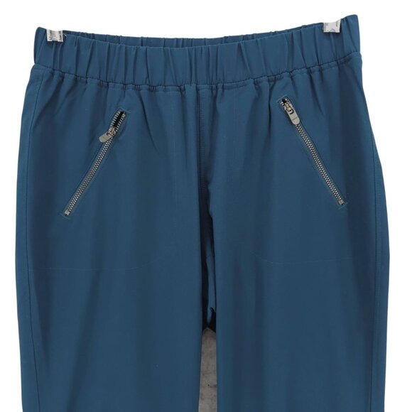 ATHLETA Aspire Ankle Pant Constellation Blue Cinch Lightweight EUC Size 0 - Picture 2 of 8